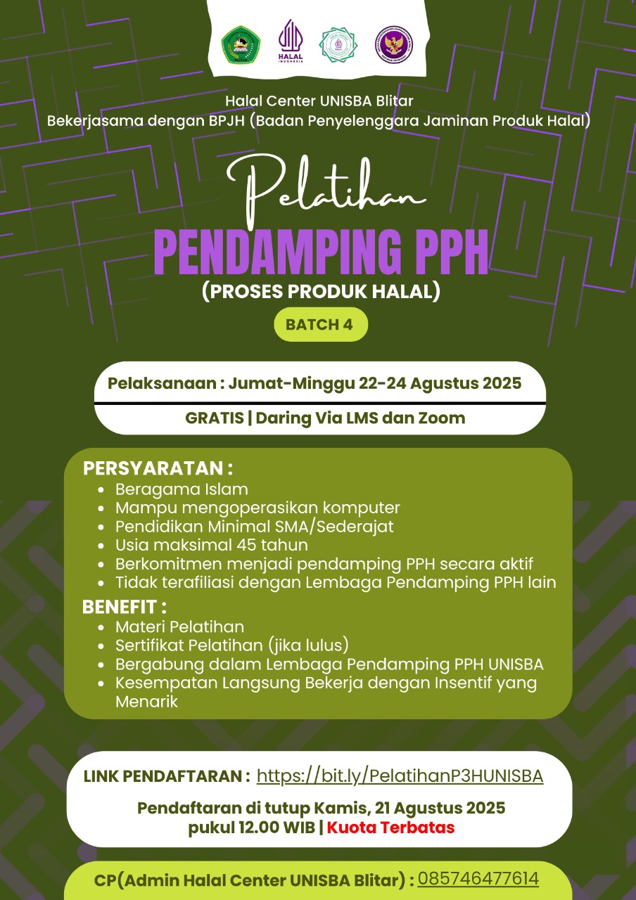 Pelatihan Pendamping Proses Produk Halal